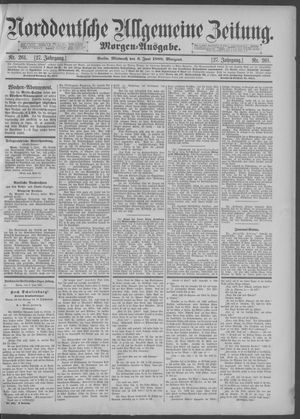 Norddeutsche allgemeine Zeitung vom 06.06.1888