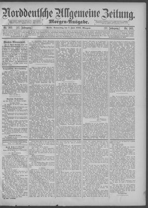 Norddeutsche allgemeine Zeitung vom 07.06.1888