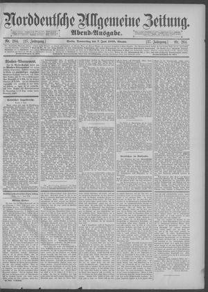 Norddeutsche allgemeine Zeitung on Jun 7, 1888