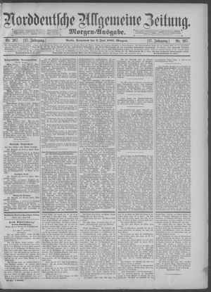 Norddeutsche allgemeine Zeitung vom 09.06.1888