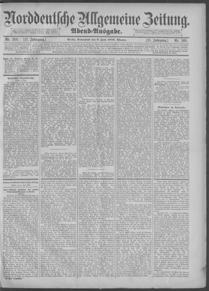 Norddeutsche allgemeine Zeitung vom 09.06.1888