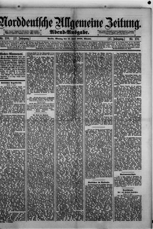Norddeutsche allgemeine Zeitung vom 11.06.1888
