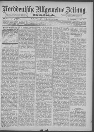 Norddeutsche allgemeine Zeitung vom 13.06.1888