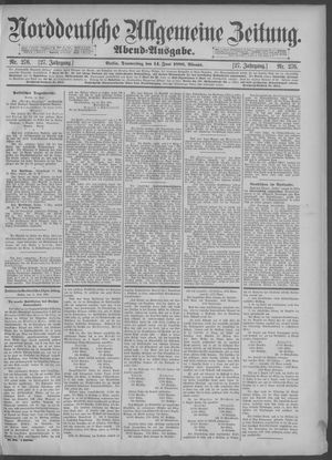 Norddeutsche allgemeine Zeitung vom 14.06.1888