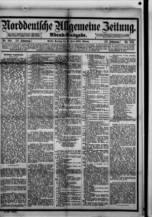 Norddeutsche allgemeine Zeitung vom 17.06.1888
