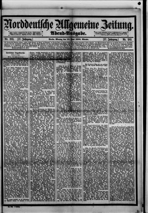 Norddeutsche allgemeine Zeitung vom 18.06.1888