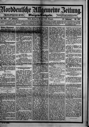 Norddeutsche allgemeine Zeitung vom 22.06.1888