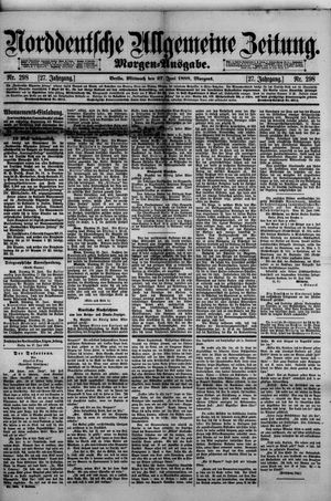 Norddeutsche allgemeine Zeitung vom 27.06.1888
