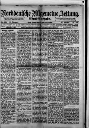 Norddeutsche allgemeine Zeitung vom 27.06.1888