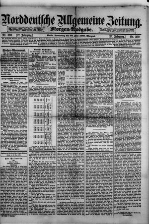 Norddeutsche allgemeine Zeitung vom 28.06.1888