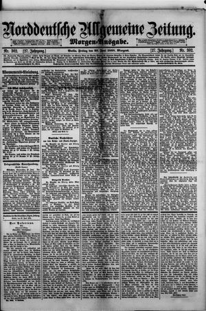 Norddeutsche allgemeine Zeitung vom 29.06.1888