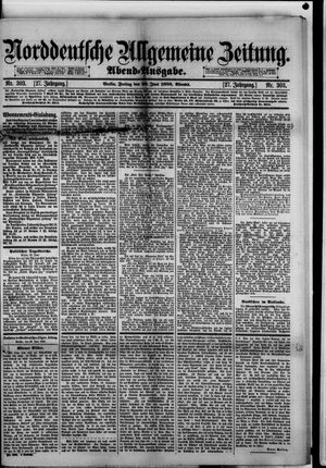 Norddeutsche allgemeine Zeitung vom 29.06.1888