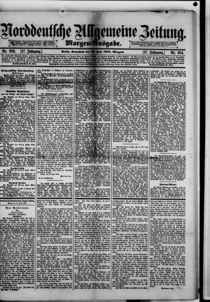 Norddeutsche allgemeine Zeitung vom 30.06.1888