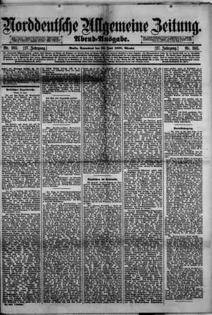 Norddeutsche allgemeine Zeitung vom 30.06.1888