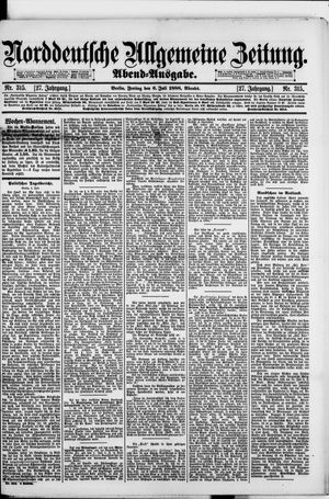 Norddeutsche allgemeine Zeitung vom 06.07.1888