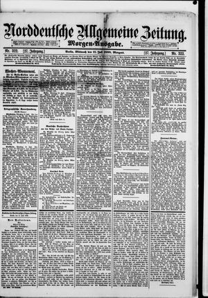 Norddeutsche allgemeine Zeitung vom 11.07.1888