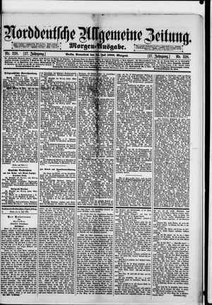 Norddeutsche allgemeine Zeitung on Jul 14, 1888