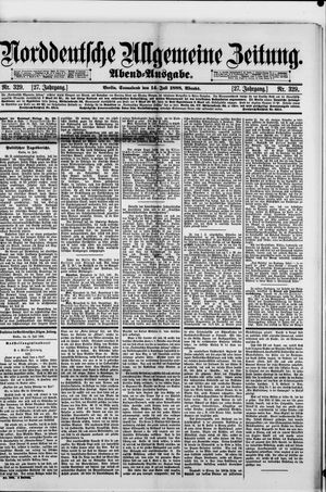 Norddeutsche allgemeine Zeitung vom 14.07.1888