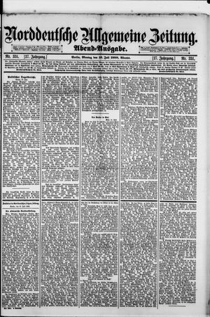 Norddeutsche allgemeine Zeitung vom 16.07.1888