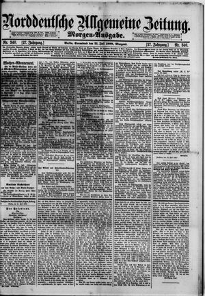 Norddeutsche allgemeine Zeitung vom 21.07.1888