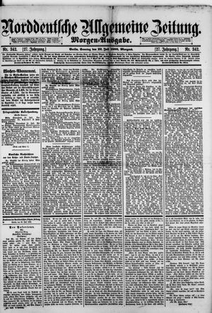 Norddeutsche allgemeine Zeitung vom 22.07.1888