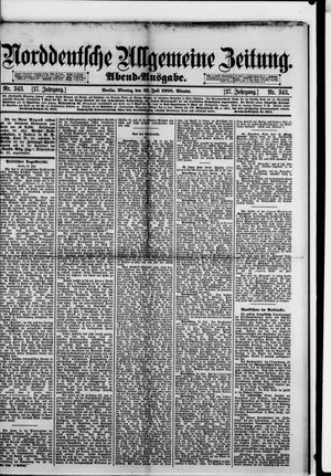 Norddeutsche allgemeine Zeitung vom 23.07.1888