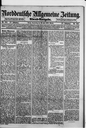 Norddeutsche allgemeine Zeitung vom 26.07.1888