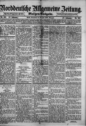 Norddeutsche allgemeine Zeitung vom 28.07.1888