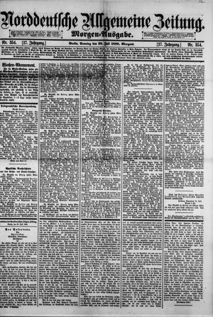 Norddeutsche allgemeine Zeitung vom 29.07.1888