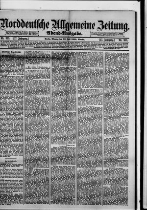 Norddeutsche allgemeine Zeitung on Jul 30, 1888