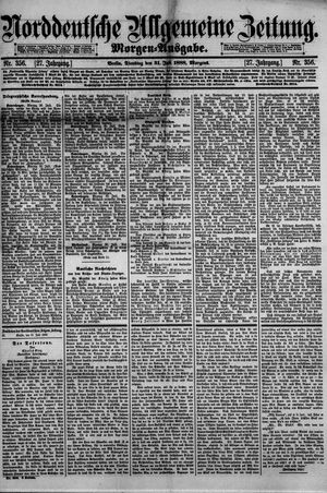 Norddeutsche allgemeine Zeitung vom 31.07.1888