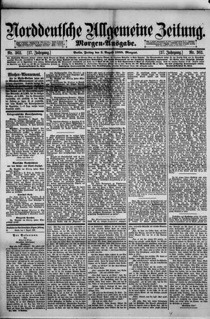 Norddeutsche allgemeine Zeitung vom 03.08.1888