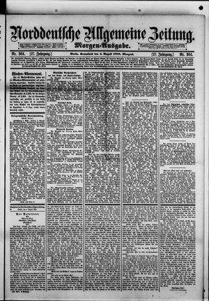 Norddeutsche allgemeine Zeitung vom 04.08.1888