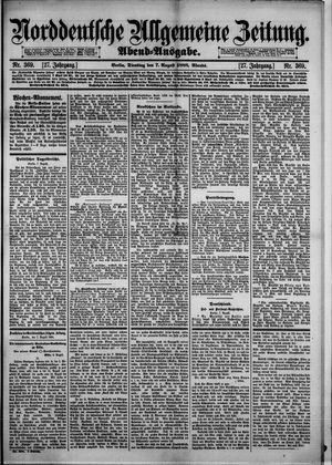 Norddeutsche allgemeine Zeitung vom 07.08.1888