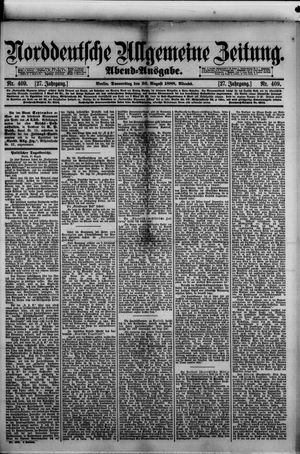 Norddeutsche allgemeine Zeitung vom 30.08.1888
