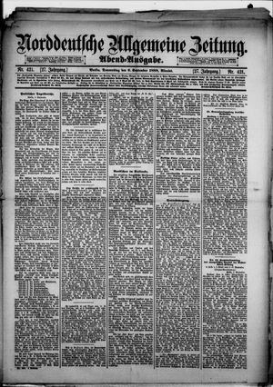 Norddeutsche allgemeine Zeitung vom 06.09.1888