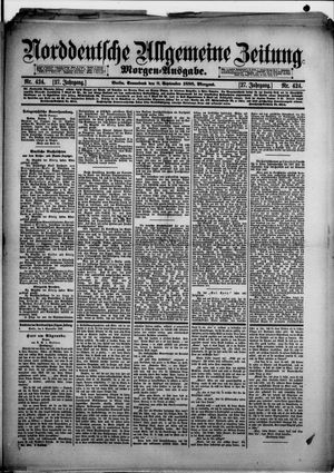 Norddeutsche allgemeine Zeitung vom 08.09.1888