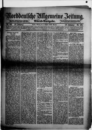 Norddeutsche allgemeine Zeitung vom 01.10.1888