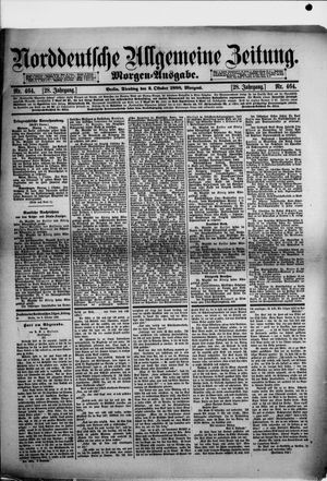 Norddeutsche allgemeine Zeitung vom 02.10.1888