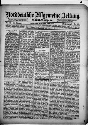 Norddeutsche allgemeine Zeitung vom 08.10.1888