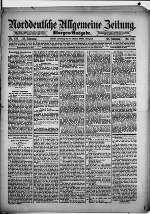 Norddeutsche allgemeine Zeitung vom 09.10.1888
