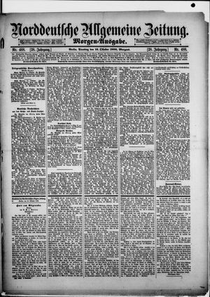 Norddeutsche allgemeine Zeitung vom 16.10.1888