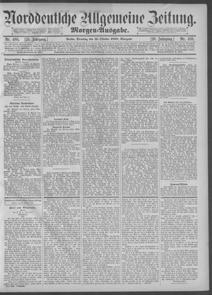 Norddeutsche allgemeine Zeitung on Oct 16, 1888