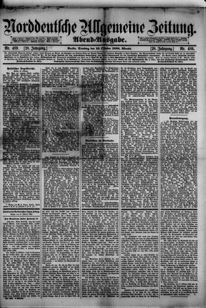Norddeutsche allgemeine Zeitung on Oct 16, 1888