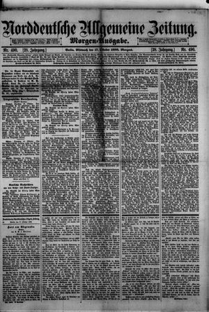 Norddeutsche allgemeine Zeitung vom 17.10.1888