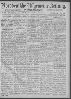 Norddeutsche allgemeine Zeitung vom 18.10.1888