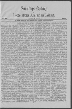 Norddeutsche allgemeine Zeitung vom 21.10.1888