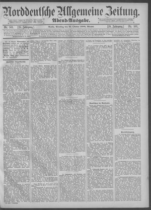Norddeutsche allgemeine Zeitung vom 23.10.1888