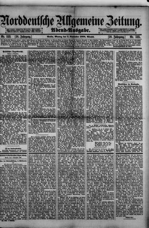 Norddeutsche allgemeine Zeitung vom 05.11.1888