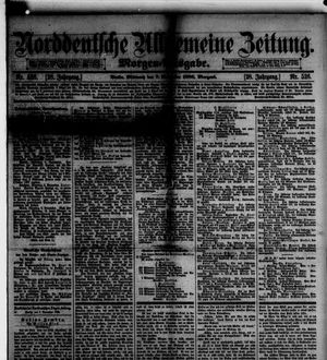 Norddeutsche allgemeine Zeitung vom 07.11.1888